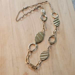 Chicos Goldtone Long Necklace